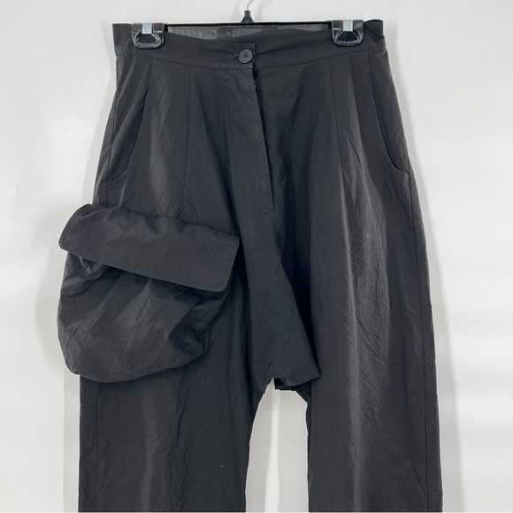 Rundholz Black Streetwear Style Drop Crotch Pants - Picture 4 of 7